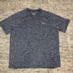 Under Armour Mens The Tech Tee - Loose Fit - Blue - Size Large